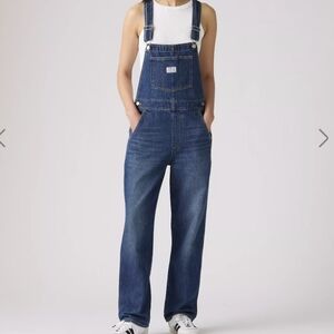 Levi's Light Blue Vintage  Denim Overall Strap with Logo Patch Size M.